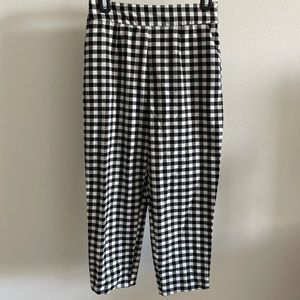 Zara Gingham High waisted trouser